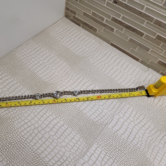 Givenchy Silver tone Necklace with Interlocking Design - Picture 9 of 11